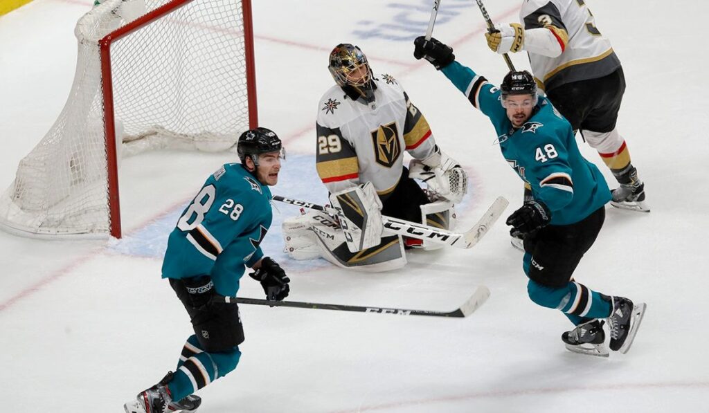 Ice-hockey-Vegas-Golden-Knights-San-Jose-Sharks